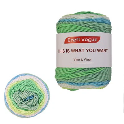 Fio de algodão volumoso para tricô