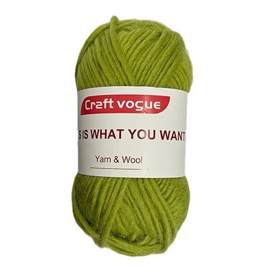 Fio de Lã para Tricô Verde