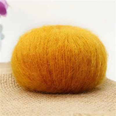 Fios de lã e mohair